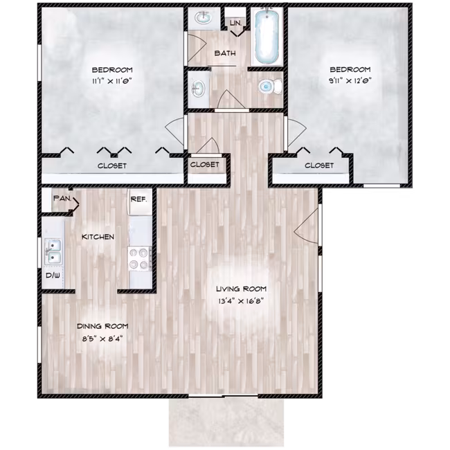 Unit 0701 0708 floor plan